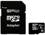 Silicon Power microSDHC 8GB UHS-I SP008GBSTHBU1V10SP