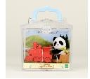 EPOCH Sylvanian Families Panda bébi kisvonattal (SLV3350)