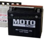 MotoStart GEL 12V 18Ah right+ YTX20HL-BS