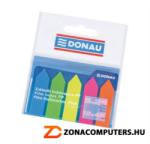 Donau Nyíl forma műanyag jelölőcímke lap 12x45 mm neon szín (D7556)