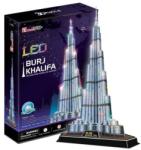 CubicFun Burj Khalifa 3D puzzle LED világítással 136 db-os (L133H)