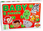 Dohány Baby Puzzle - Vadállatok arca 6 az 1-ben (635/17)