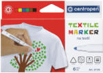 Centropen Markere pentru textile CENTROPEN 2739, 6 culori/set