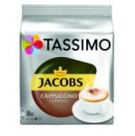 TASSIMO Capsule cafea, Jacobs Tassimo Cappuccino, 8 bauturi x 190 ml, 8 capsule specialitate cafea + 8 capsule lapte - cafeo