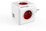 allocacoc PowerCube Original 4 Plug + 2 USB (1202RD)