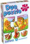 Dohány Duo Puzzle - Szafari állatok 8x2 db-os
