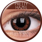 MAXVUE VISION ColourVUE Big Eyes - Pretty Hazel dioptriás (2 db) - 3 havi