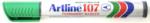Artline Permanent marker ARTLINE 107, corp plastic, varf rotund 1.5mm - verde (EK-107-GR) - viamond