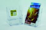 Kejea Display plastic pentru brosuri, de birou/perete, 2 x A5, KEJEA - transparent (KJ-K-154) - viamond