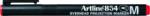 Artline OHP Permanent marker ARTLINE 854, varf mediu - 1.0mm - rosu (EK-854-RE) - viamond