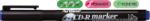 Artline CD/DVD-marker ARTLINE 883, corp plastic, varf rotund 0.5mm - albastru (EK-883-BL)