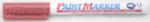 Artline Marker cu vopsea ARTLINE 440XF, corp metalic, varf rotund 1.2mm - rosu (EK-440XF-RE) - viamond