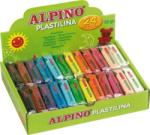ALPINO Display plastilina standard, 24 x 50gr. /display, ALPINO - 12 culori asortate (MS-DP000915) - viamond