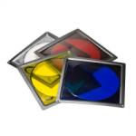 Dynaphos - sistem voleti, filtre colorate si grid, diametru 18cm