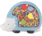 Goki 58498 gyöngyfűzőkészlet dobozban 2 cm-es nagy gyöngyök (58498)
