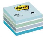 3M POSTIT Öntapadó jegyzettömb, 76x76 mm, 450 lap, 3M POSTIT, aquarell kék (LP2028B)