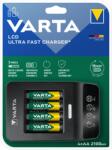 VARTA "Ultra Fast" 15 perces gyorstöltő + 4db AA 2100 mAh akkumulátor (57685101441) - akkubox