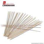 Landmann 0245 Bambuszból készült prémium hosszú saslikpálca, fa nyárs, 30 cm-es