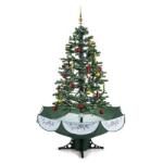 oneConcept Everwhite karácsonyfa 180 cm - hóhullás hatás, LED, zöld