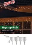 DekorTrend Design Dekor meleg fehér LED-es jégcsapfüzér 101 db 300x40 cm (KDL 126)