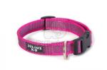 Julius-K9 Color & Gray zgardă cauciucată roz 39-65 cm / 25 mm