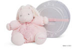 Kaloo Perle Chubby Rabbit - Iepuras moale din plus cu clopotel de calitate luxoasa in ambalaj cadou 30 cm