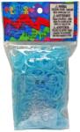Rainbow Loom Elastice Stralucesc in intuneric Albastru 600 (20509)