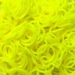 Rainbow Loom Elastice Neon Galben 300 (5844)
