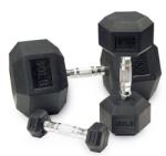 Dayu Fitness Gantera hexagonala cauciucata 22,5 kg