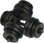 vidaXL Set Gantere 2x15 kg