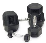 Dayu Fitness Gantera hexagonala cauciucata 10 kg