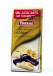 TORRAS Cukor- és gluténmentes banános étcsokoládé 75 g
