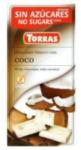 TORRAS Cukor- és gluténmentes kókuszos fehércsokoládé 75 g