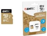 EMTEC microSDXC 64GB Class 10 Gold ECMSDM64GXC10GP