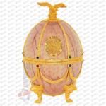 Russian Carskaja Imperial Collection Faberge Egg Onyx Disagne Vodka (0.7L)