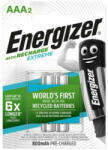 Energizer Tölthető elem, AAA mikro, 2x800 mAh, előtöltött, ENERGIZER Extreme (EAKU10) (E300624300)