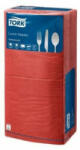 Tork Szalvéta, 1/4 hajtogatott, 2 rétegű, 33x33 cm, Advanced, TORK Lunch, vörös (KHH194) (477210)