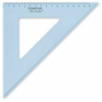 STAEDTLER Háromszög vonalzó, műanyag, 45° , 25 cm, STAEDTLER Mars 567, átlátszó kék (TS5672645) (567 26-45)