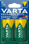 VARTA Tölthető elem, D góliát, 2x3000 mAh, előtöltött, VARTA Power (VAKU09) (56720 101 402)