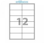 ETIBOX Etichete Etibox Autoadezive 12/a4, 100 Coli (etibox-119774)