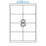 ETIBOX Etichete Etibox Autoadezive 8/a4, 100 Coli (etibox-119773)