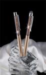 Art Crystella Golyóstoll, arany, felül topáz SWAROVSKI® kristállyal töltve, 14 cm, ART CRYSTELLA® (TSWG036) - papirdepo