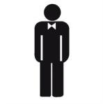 APLI Információs matrica, férdi mosdó, APLI