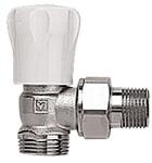HERZ 1/2" sarok radiátorszelep (3/4" euk. csatlakozással) (1554801)