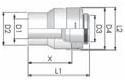 Tricox PPs/Alu bővítő 80/125mm-110/160mm (PBÖ6005) - meleget