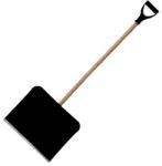 POLONIA Lopata Zapada Plastic Cu Maner Lemn 455x360mm (12354) - global-tools Lopata de zapada