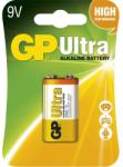 GP Batteries GP Ultra alkáli 9V (6LF22, 6LR61) 1db/bliszter (B1951) - bestbyte