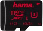 Hama microSDXC 64GB Class 3 123985