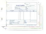  Facturi fara TVA, format A5, orientare vedere, 150 file, coperti carton duplex (FACT4)