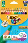 BIC Creioane colorate 12 culori triunghiulare Bic Evolution (CRECOBIC)